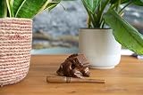 Klangfrosch Gr. 5 – Klang Frosch – Klangtier – Musik Frosch – Musik-/Percussion-Instrument aus Holz - 4