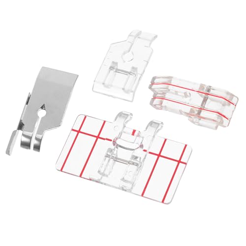 Juego de 4 Piezas Pies de Prensatelas para Máquina de Coser
