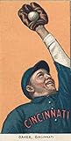 Rebel Oakes, Cincinnati Reds, Baseball Card Portrait Canvas Wall Art (20″ x 30″)