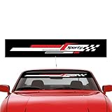 カー ステッカー | フロントリアウインドウデカール,全天候耐水 接着ステッカー 車 トラック 用 ドライブ キャンピングカー 装飾