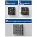 BBASILIYSD 2PCS Concealed Junction Box Repair Device,Electrical Outlet Fixing Device with Support Rod,86/116 Type Universal Outlet Repairer Wall Mount,Wall Box Repair Tool for Electricians