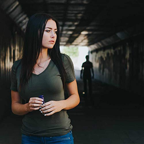 Zarc Vexor Police Strength Pepper Spray, Flip-Top Finger Grip, 20+ Shots, 10-12 Ft. Range - Two Pack (Purple) #TOP2