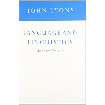 Language and Linguistics