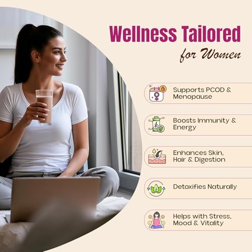 Image of 9 Tattvas She Strong Women Health Mix Powder | Herbal Nutrition Drink for Women Wellness, Energy & Immunity | Daily Supplement for Strength, Hormonal Balance & Overall Health | 200g (Pack of 1)