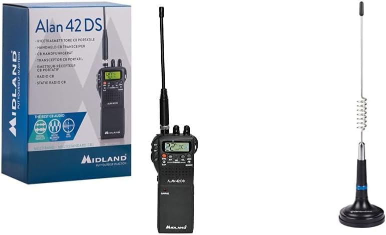Die besten Midland Alan 42 DS CB-Funkgeräte im Test 9 Midland Alan 42 DS Bundle mit Mobilantenne C1018 LC29