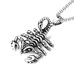 Silver Scorpion Necklace