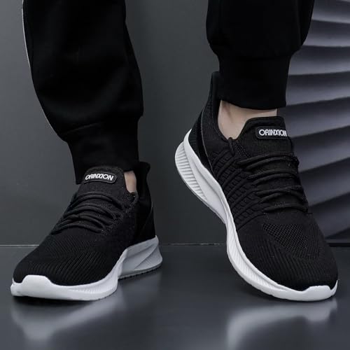 Men's Running Walking Sports Shoes Non Slip Casual Fashion Slip On Sneakers Lightweight Tennis Athletic Gym Shoe 6
