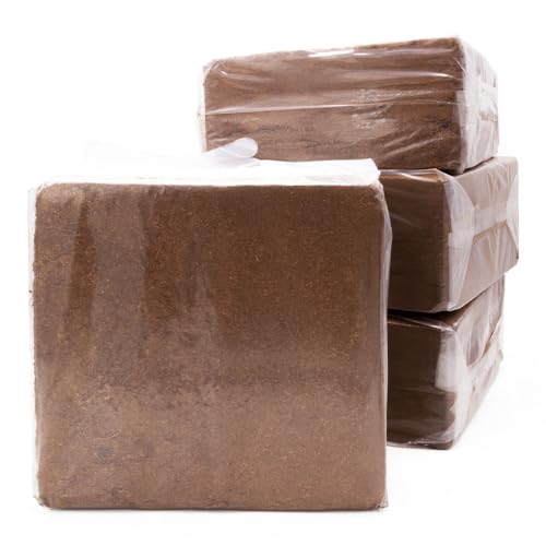 Kokoshumusziegel als Hochbeeterde oder Blumenerde für Pflanzen/Zimmerpflanzen - natürliche Kokoserde als Alternative zur herkömmlichen Blumenerde für EIN kräftiges Wurzelwachstum (280 Liter)