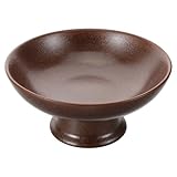 Rétro : l'assiette en céramique vintage ajoute une nostalgie et de sophistication, ce qui en fait une pièce décorative et fonctionnelle adaptée , support à dessert en céramique, assiette à fruits