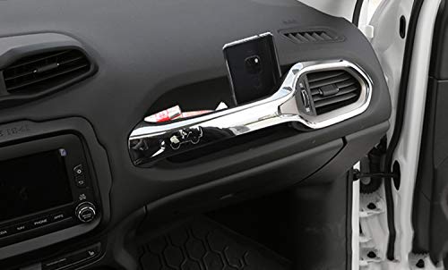 Armazenamento interno GrabTray para Jeep Renegade 2015 2016 2017 2018 2019 2020 2021 2022 Co-piloto
