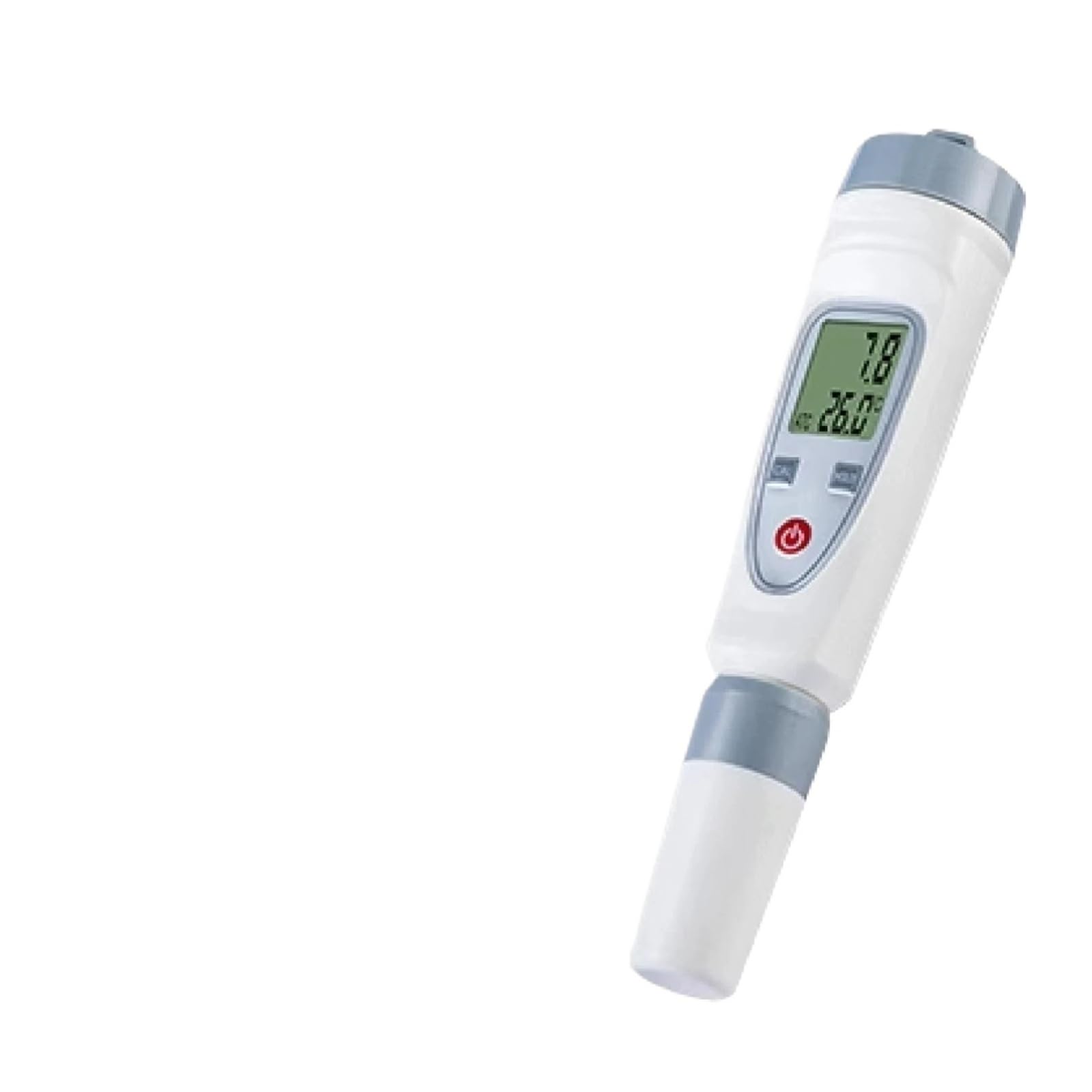 JVDDI Portable Digital PH Meter 0.01 High Accuracy Handheld PH Tester Pen for Aquarium Water Quality Test(Grijs)
