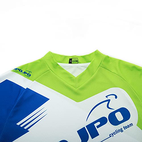 Jpojpo Men's Downhill Cycling Jersey Racing Tops Long Sleeve Mtb Bicycle Clothing Bike Shirt Motorcycle S-3Xl #TOP3