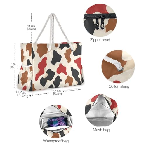 Image of senya Large Beach Bags Totes Swim Canvas Tote Shoulder Bag Water Resistant Bags for Gym Travel Daily