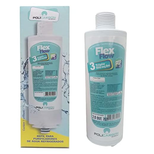 Refil Flex Flow para Purificador de Água IBBL Novo e Libell Policarbon