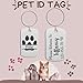 Personalized Name Tags Engraved For Pets, Dog Necklace, Personalized Cat ID Necklace, Call My Mom, She's Lost Without Me - Unique Customized Handmade Dog ID Tag