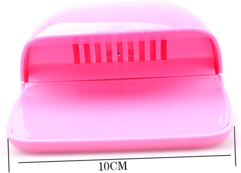Healeved Touch Auto Nail Dryer Fan Professional Salon Tools for Manicure Nail Art Pink Mini Fan