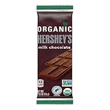 HERSHEY'S Organic Milk Chocolate Candy, 1.55 Oz Bar