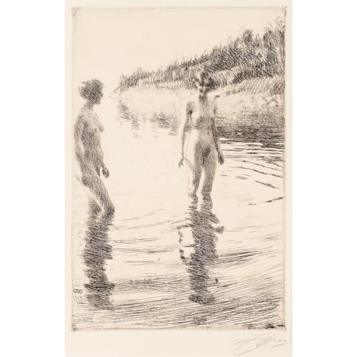 Impression sur toile 1913 Anders Zorn ARTICULOZY toile de coton premium haute définition