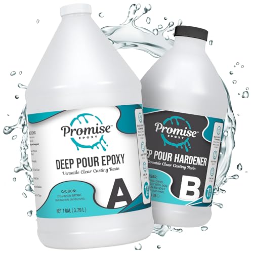 Promise Epoxy Deep Pour Epoxy Resin Kit 1.5 Gallon - Food Sa...