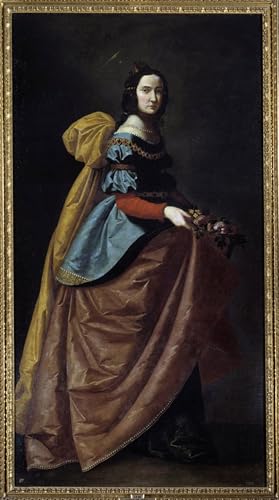 Pintura decorativa de Zurbaran, cuadro para decorar tu sala de estar elegantemente de 60x90cm