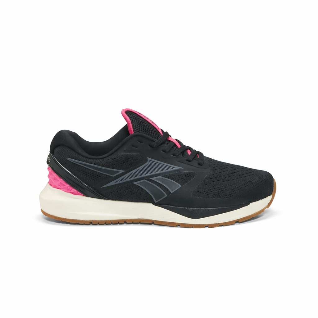 Reebok Women's NFX 2 Trainers, Black/Passion Pink/Chalk, 40.5 EU