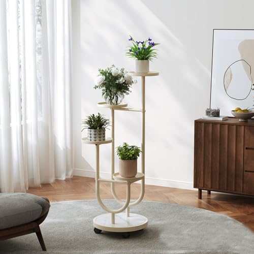 Porte-fleurs d'angle en métal pour optimiser l'espace de vie - 7