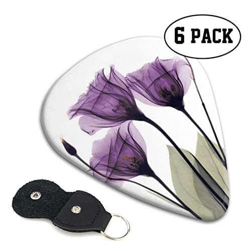 Purple Flowers Lot de 6 médiators pour guitare acoustique, guitare électrique, basse, ukulélé – fins, moyens et épais. - Les Beatles, Paul McCartney, John Lennon, RIngo Starr, George Harrison Purple Flowers Lot de 6 médiators pour guitare acoustique, guitare électrique, basse, ukulélé – fins, moyens et épais. – Image 3