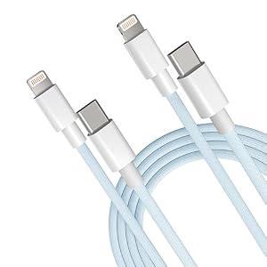 2Pack 1M USB C to Lightning Cable [Apple MFi Certified] iPhone Fast Charger