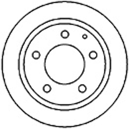 Image of Mapco 25536 Single Brake Disc