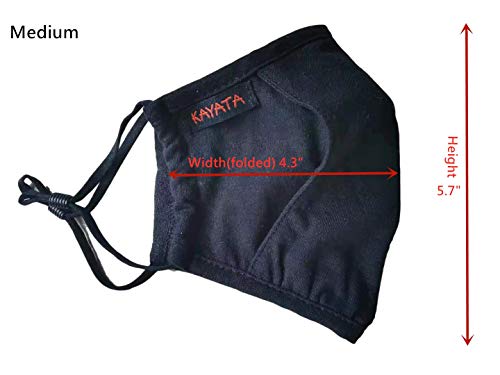 Kyt Music Double-Layer Flute Mask With Hole,Washable And Reusable,Ideal For Playing Flute,Piccolo,Drinks With Straw (Medium) #TOP5