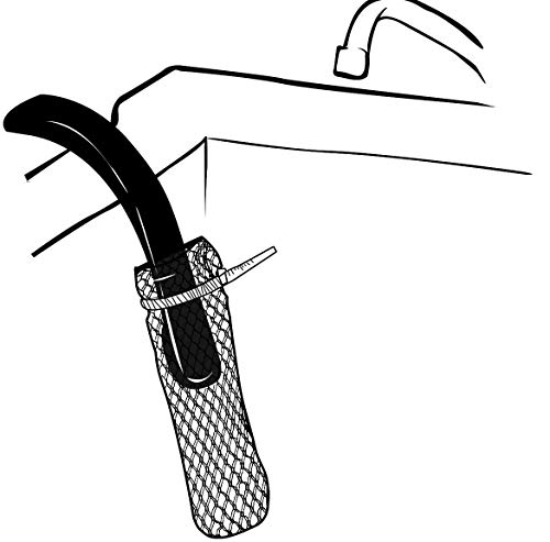 Sunhe 40 Pieces Lint Traps Washing Machine Lint Trap Snare Laundry Mesh Washer Hose Filter With 40 Pieces Cable Ties (40) #TOP5