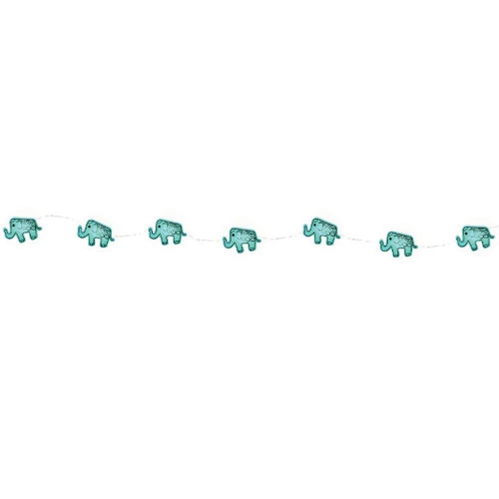 HTFPS Vibrant Green Battery Operated LED Diwali Fairy String Lights - 5.87ft. (1 Pc.) - Delightful & Eye-catching Design, Durable & Reusable Lighting - Ideal for All Festive Decorations & Occasions