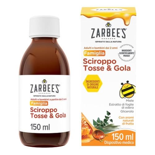 Zarbee's Hoest en keelsiroop met pure honing 150 ml