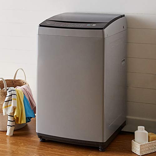 AmazonBasics 8.5 Kg Top Load Washing Machine (Grey/Black, Full Metal