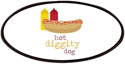 CafePress Hot Diggity Dog Patches Patch, 4