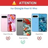 OMOTON Screen Protector for Google Pixel 9 / Pixel 9 Pro, Tempered Glass for Google Pixel 9/9 Pro Screen Protector, Support Fingerprint Unlock, Anti-Scratch, 3 Pack - Image 2