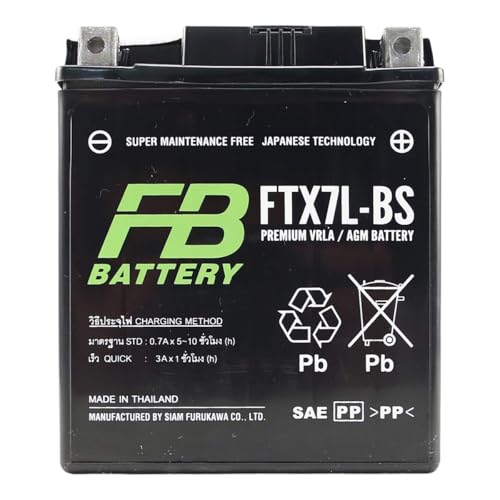�^�C�É͓d�r FURUKAWA BATTERY FTX7L-BS �����[�d�ς� ���[�J�[1�N�⏞ YTX7L-BS FTX7L-BS �݊�