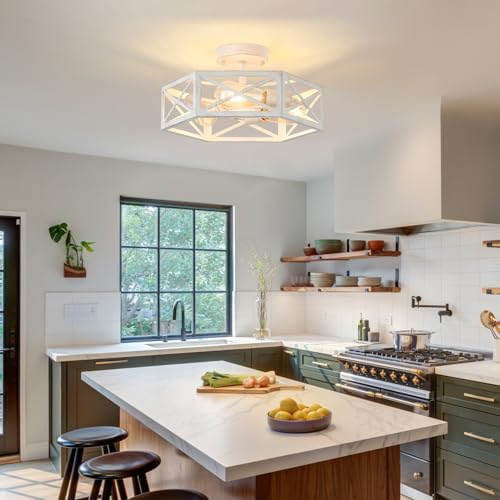 Xsdetu 3-Light Flush Mount Ceiling Light Fixture thumb #6