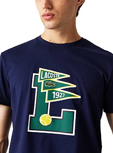 Lacoste TH7417 T-Shirt, Marine, XS Uomo