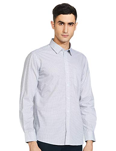 Image of Amazon Brand - Symbol Men's Printed Regular Casual Shirt (AW20-SYM-FS-AOP White 4 42)