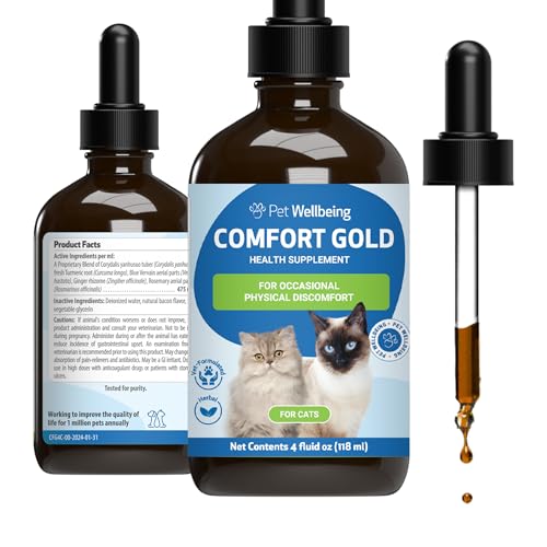 Pet Wellbeing Comfort Gold for Cats - Supports Feline Physical Co...