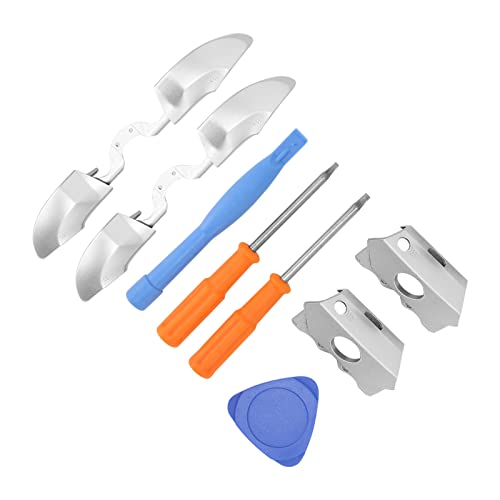 Generic Boutons de Déclenchement Pare-chocs de Remplacement amélioré pour Manette One, Matériau Durable, Facile à Installer pour les Amateurs de Jeux, ABS Argent