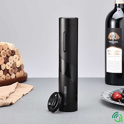 Kit Abridor de Vinho A Pilha Preto