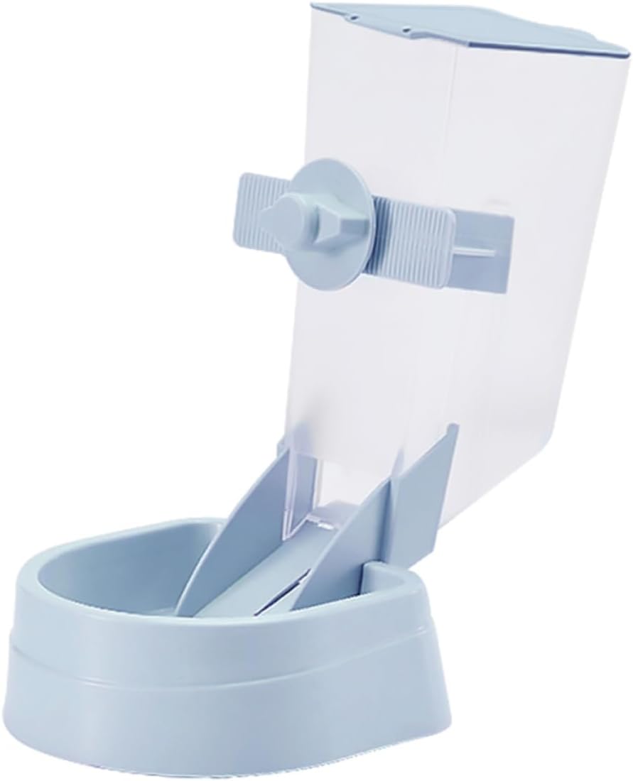 Computerized Pet Feeder Dispenser for Canine Puppies Hanging Bowl Design No Electrical energy Required Straightforward to Prevents Spills and Messes for Cages and Kennels