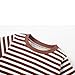 YAGATA Toddler Boys Girls T Shirts Kids Colorful Striped Shirt Cotton Crew Neck Short Sleeve Tee Tops Blouse for 1-8 Years 1-2T 90 Brown