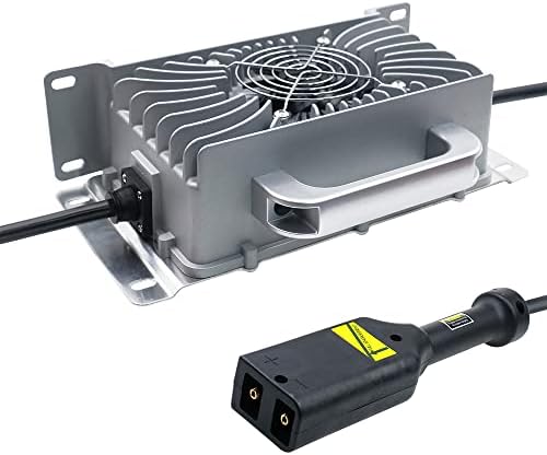 36V 20A Battery Charger for EZGO EZ-GO TXT 96-Up Golf Cart, Powerwise Style D-Plug, IP68 Waterproof