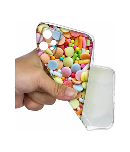 Image of Amazon Brand- Solimo Candies Printed Silicon Soft TPU Back Case Cover Compatible for Realme Narzo 50 Pro 5G