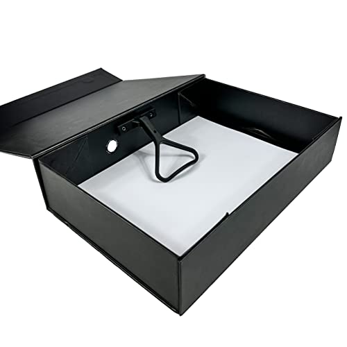 Yosogo Foldable Box File Binder Folder - Portable And Convenient Document Organizer With Magnetic Closure - Ideal For Home, Office, And Travel Use. Instantly Fold And Unfold To Save Space (Pack Of 2) #TOP3