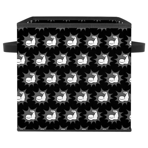 Cube de rangement pliable avec poignées solides pour jouets
