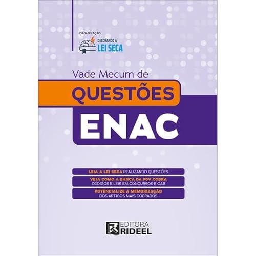 Decorando a Lei Seca – Vade Mecum de Questões – ENAC